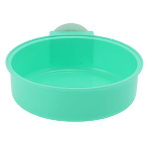 Convenient Hanging Dog Bowl for Indoor and Outdoor Large Green